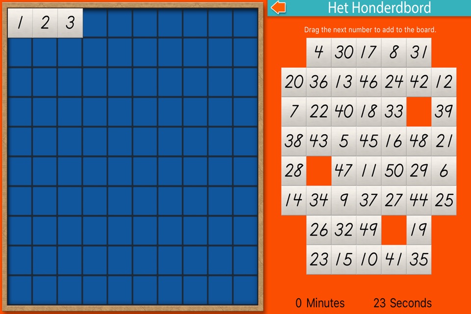 Montessori rekenmaterialen – Het honderdbord Lite screenshot 2