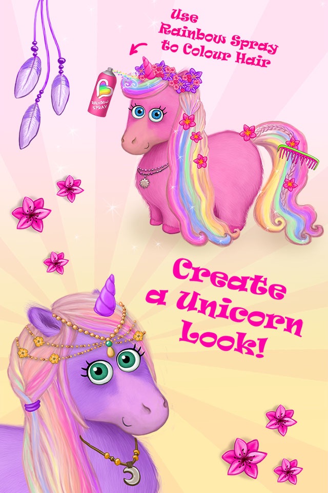 Pony Sisters in Hair Salon - Horse Hairstyle Makeover Magic screenshot 4