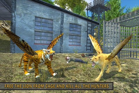 Flying Lion - Wild Simulator screenshot 4