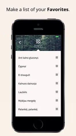 Game screenshot Dainorėlis - Your Lithuanian Song Book hack
