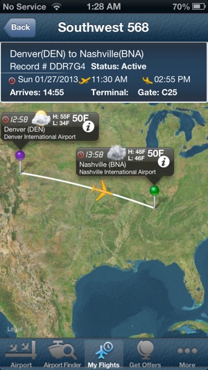 Denver Airport (DEN) Flight Tracker radar(圖1)-速報App