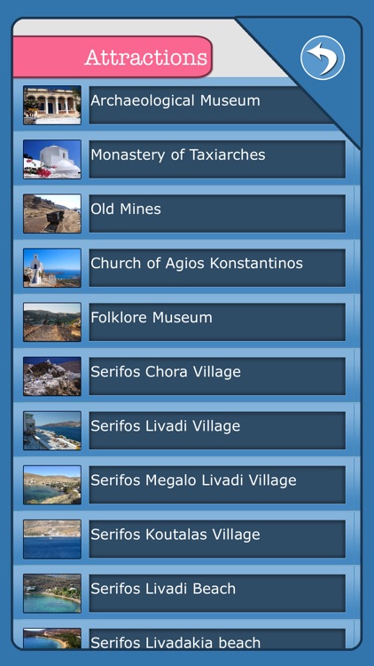 Serifos Island Offline Map Travel  Guide
