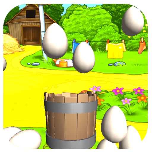 Golden Farm Egg Cather Rescue Free:Angry Chicken Icon