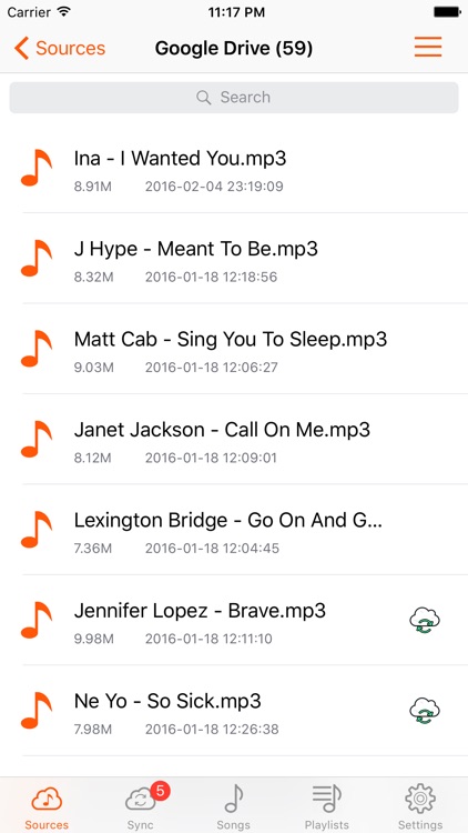 Cloud Music Player Pro - Sync Offline Audio for Dropbox, Google Drive, OneDrive