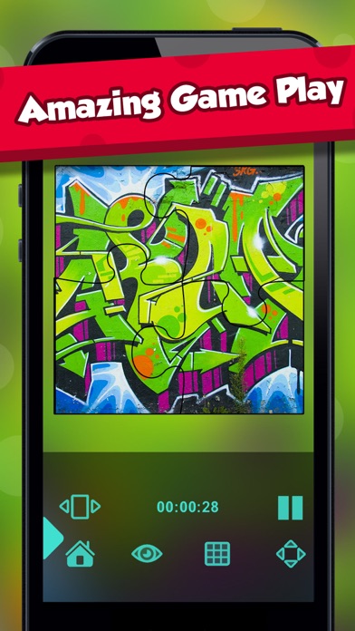 How to cancel & delete Graffitti Jig-saw For Jiggy Lovers - Free Learning Activity from iphone & ipad 2