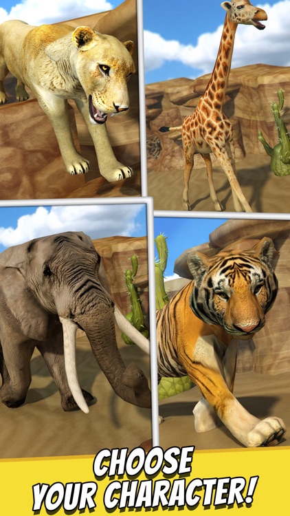 Savanna Run . Free Animal Simulator Games For Children screenshot-3