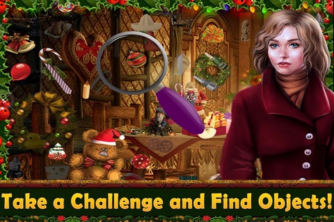 Christmas Gems Hidden Object screenshot 2