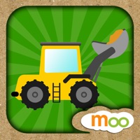Contact Construction Vehicles - Digger, Loader Puzzles, Games and Coloring Activities for Toddlers and Preschool Kids