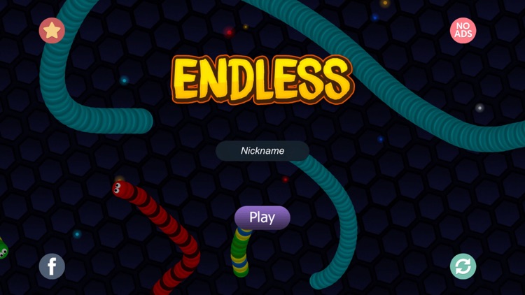 Endless Snake.io - Never Ending Slither Worm Eater Color Dot Game