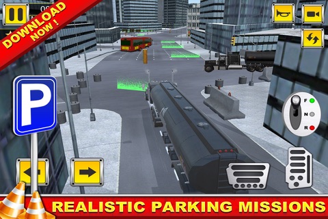Multi Level - Big Truck, Mixer Truck, Backhoe - Parking Simulator 3D Games screenshot 4