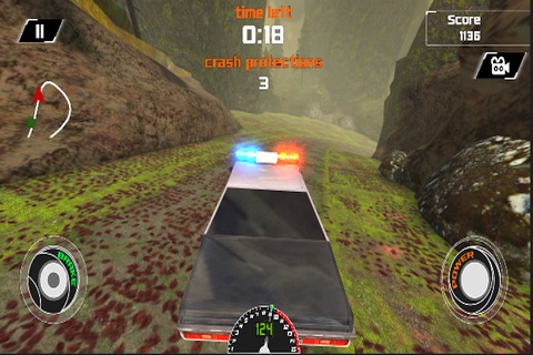 3D Off-Road Police Car Racing  - eXtreme Dirt Road Wanted Pursuit Game screenshot 3