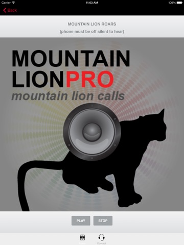 Mountain Lion Hunting Calls - With Bluetooth Ad Free screenshot 2