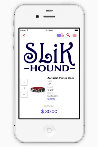 SLiK Hound - 100s of Styles of Fashion Dog Collars. Made in the U.S.A. screenshot 4