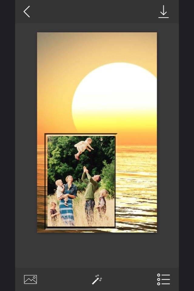 Sunset Photo Frame - Make Awesome Photo using beautiful Photo Frames screenshot 2