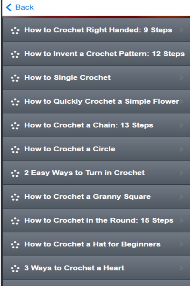 Basic Crochet Stitches - How to Crochet screenshot 2