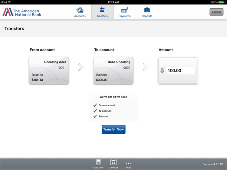 American BankBD Tablet Banking screenshot-3
