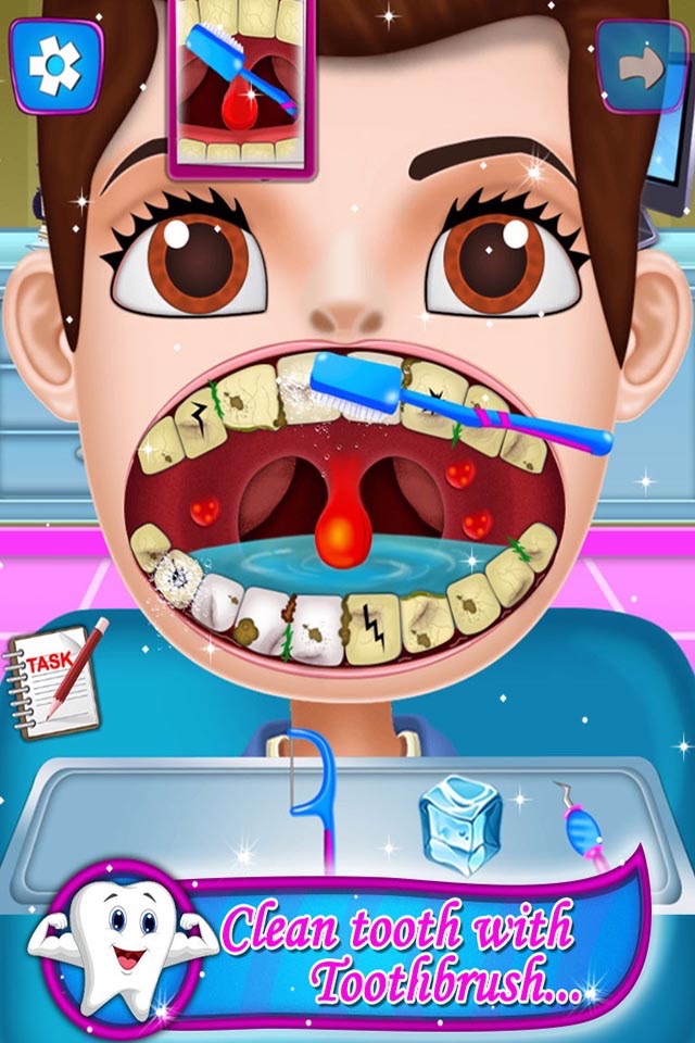 Crazy Dentist Mania game for Kids, girls and toddler screenshot 3