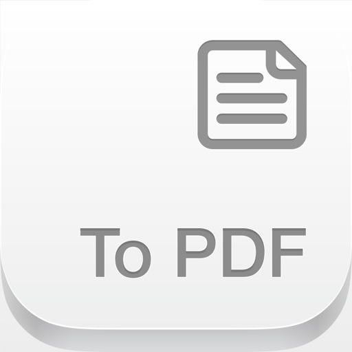 To PDF - convert documents, webpages and more to PDF Icon