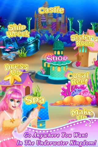Princess Mermaid Fashion Star - Spa, Salon & Makeover Game for Girls screenshot 3