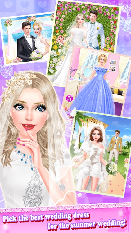 Romantic Dream Wedding Beauty Salon - Summer Spa, Makeup and Dressup Game for Girls screenshot-4