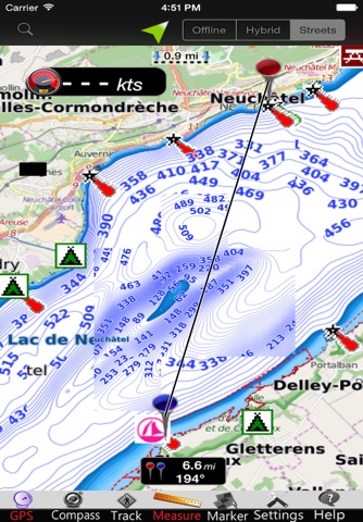 Lake Neuchatel Morat Biel Gps screenshot 4