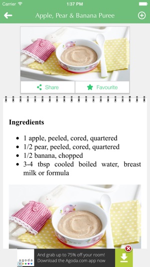 Kids Food - Recipes for babies toddlers and family .(圖2)-速報App