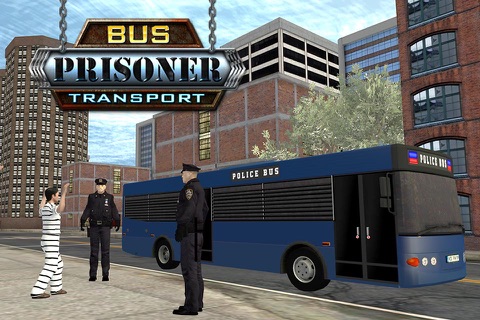 Police Transporter Prison Bus 3D - Drive Criminal Transport Bus in Crime City screenshot 4