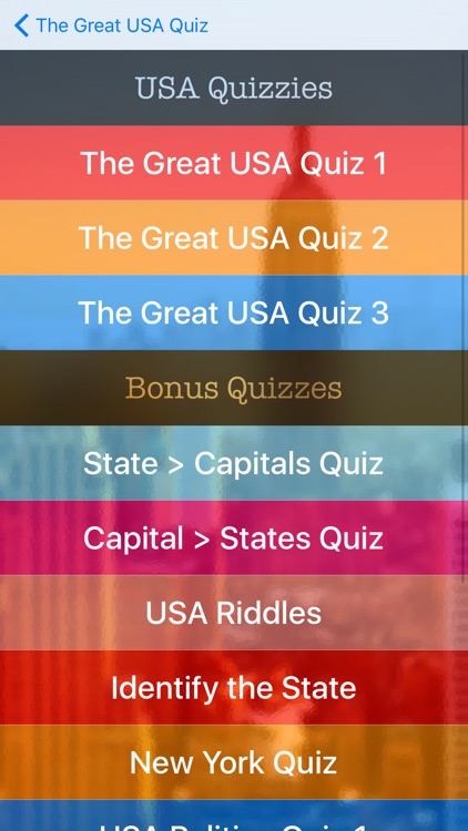 The Great USA Quiz