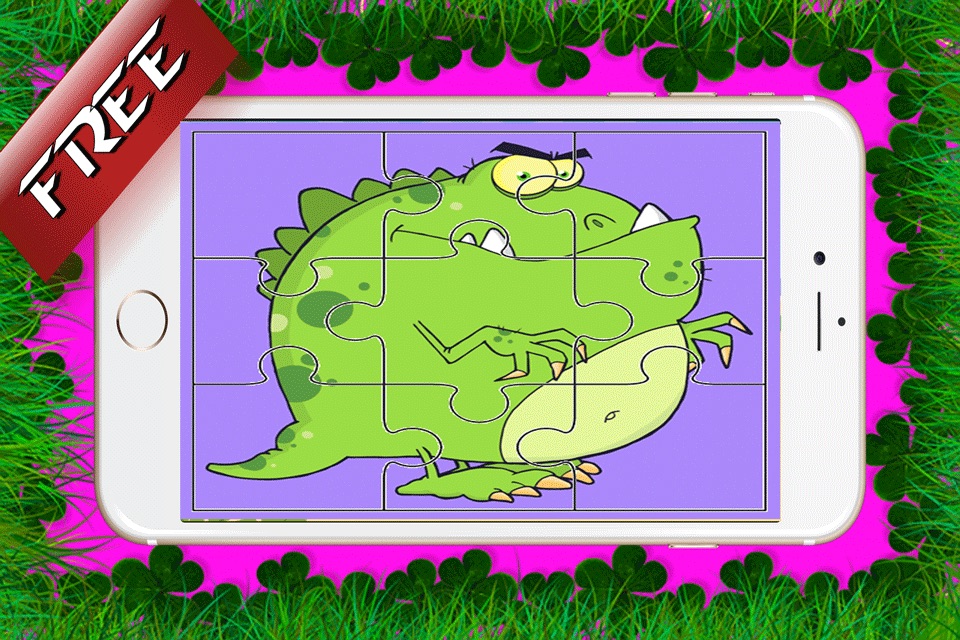 Little dino jigsaw screenshot 3