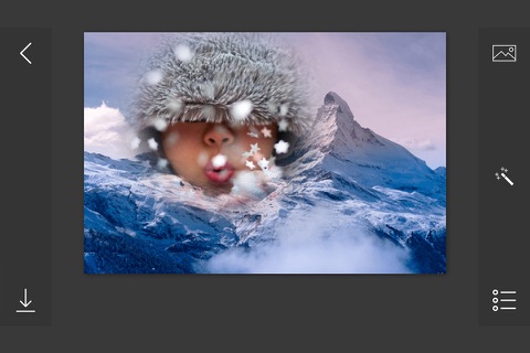 Snowfall Photo Frames - make eligant and awesome photo using new photo frames screenshot 4
