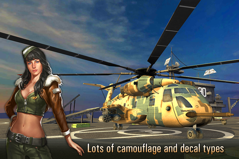 Battle of Helicopters - 3D Simulator of battle copters world war in multiplayer free online game screenshot 3