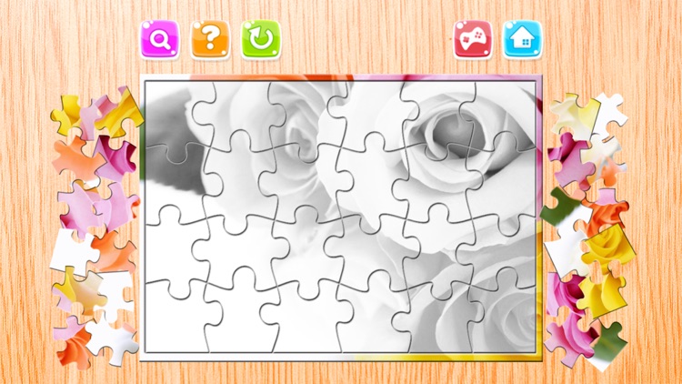 Flowers Puzzle for Adults Jigsaw Puzzles Game Free screenshot-3