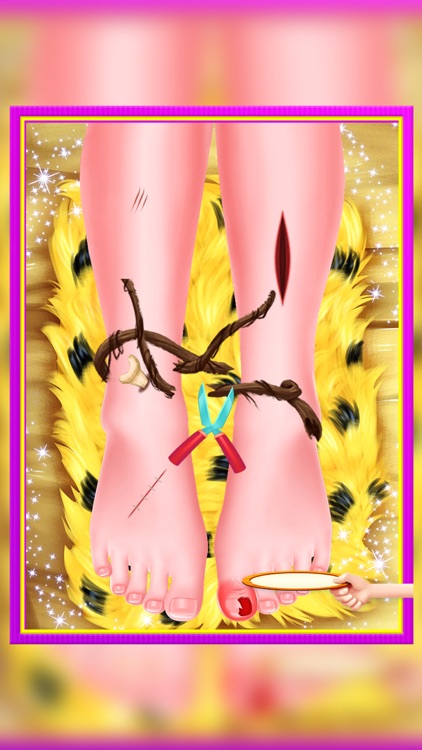 Princess rescue Leg Surgery - Nail Doctor Toe Nail Surgery, Kids free games for fun