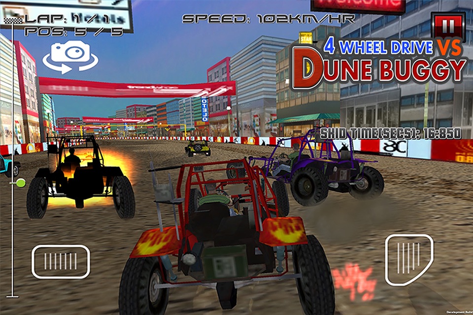 4 Wheel Drive Vs Dune Buggy - Free 3D Racing Game screenshot 2