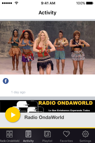 Скриншот из Radio OndaWorld