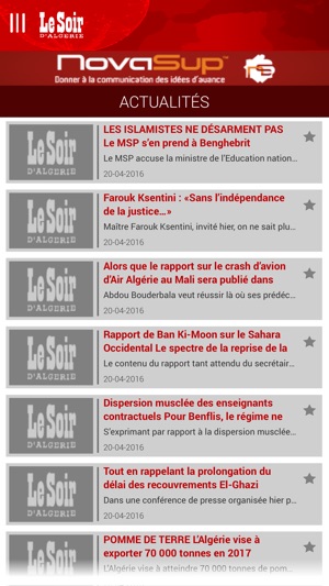 Le Soir D'Algérie(圖1)-速報App