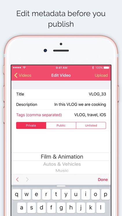 YouUpload – Upload videos for YouTube