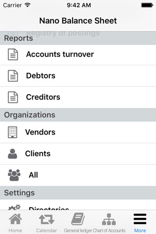 Nano Balance Sheet screenshot 4