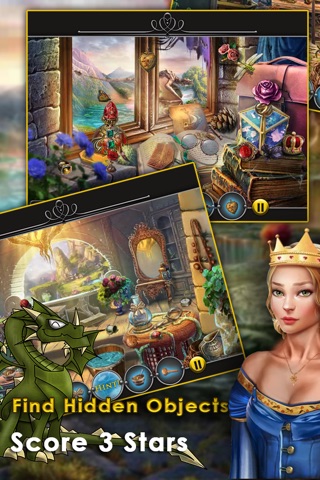 Princess and the Dragon - Hidden Object Game Pro screenshot 2