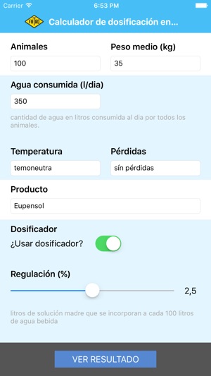 Calculador de dosificación en agua(圖1)-速報App