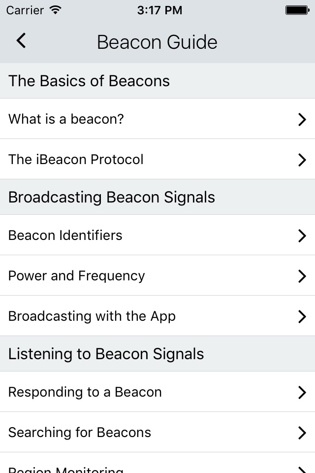 RNF Beacon Toolkit screenshot 4