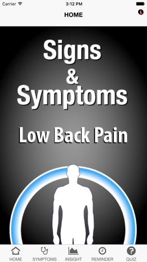 Signs & Symptoms Low Back Pain(圖1)-速報App