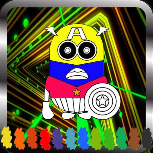 Kids Coloring For Banana Wars Version iOS App