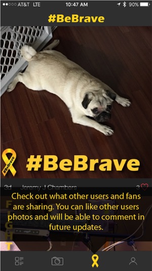 Be Brave Childhood Cancer Awareness Photo Frames(圖3)-速報App