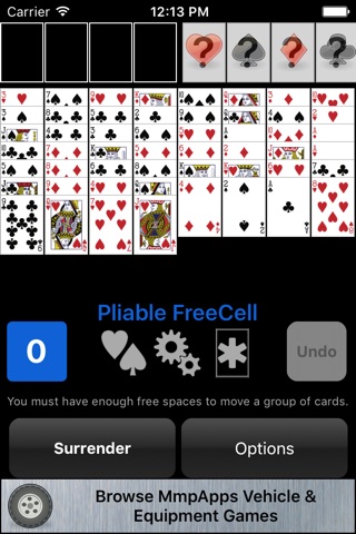 Pliable FreeCell Solitaire screenshot 2