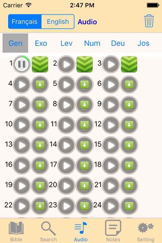 La Sainte Bible Français-Anglais Audio Scriptures - náhled