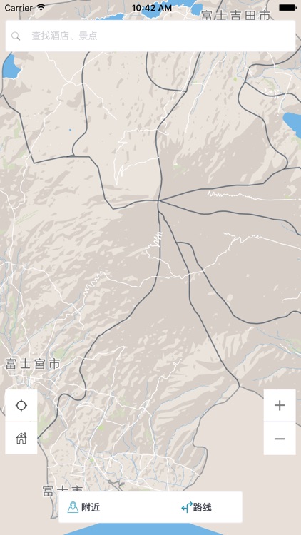 富士山中文离线地图-日本离线旅游地图支持步行自行车模式