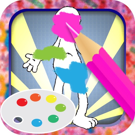 Color Book Game for Kids: Sesame Street Version iOS App