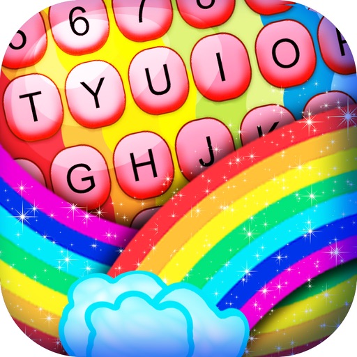 Rainbow Color Keyboard – Design and Customize Fashionable Look Icon