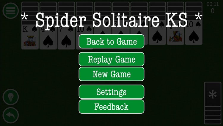 Spider Solitaire Classic Patience Game Free Edition by Kinetic Stars KS